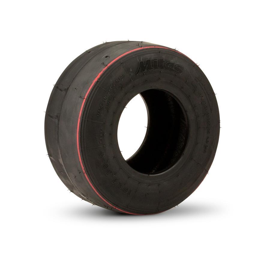Mitas Reifen SRX 10×4.50–5 rot extra hart