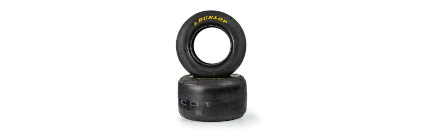 Dunlop 6-inch DES (DGS) racing tire 11 x 5.50-6 slick front