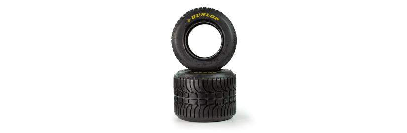 Dunlop 6-inch KT14 W14 racing pneu 11.5 x 7.10-6 pluie arriere