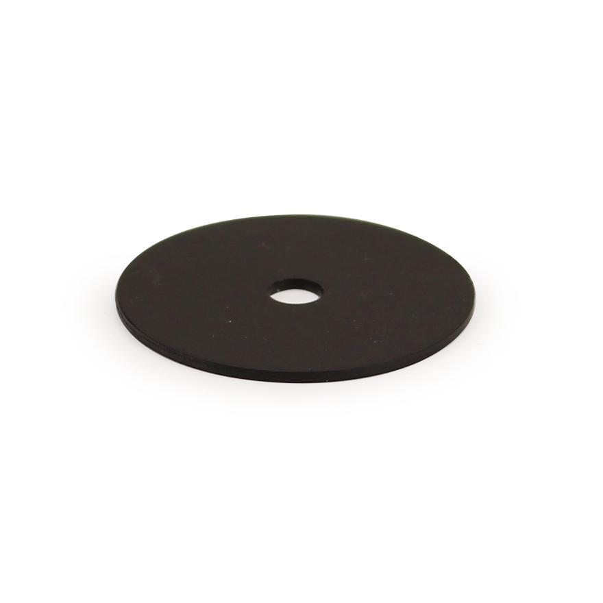 Rondelle en alu pour siege 8,5mm x 60mm , gras :2mm , noir