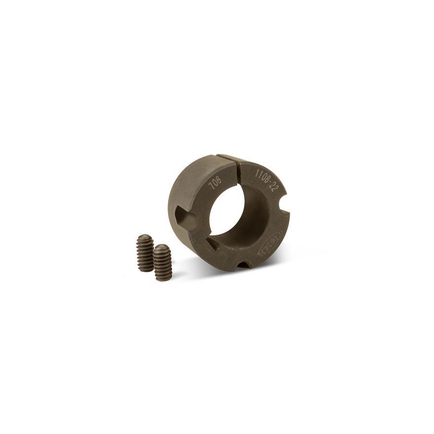 TL-socket 1108-22 f.dr.-belt-wheel inside Ø 22 mm groove 7 mm