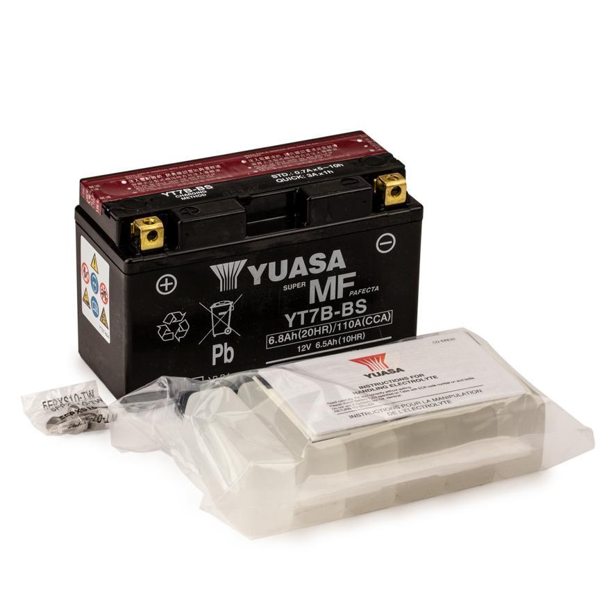 Batterie YUASA 12V-6,5 Ah avec pack pour Rotax (265516)