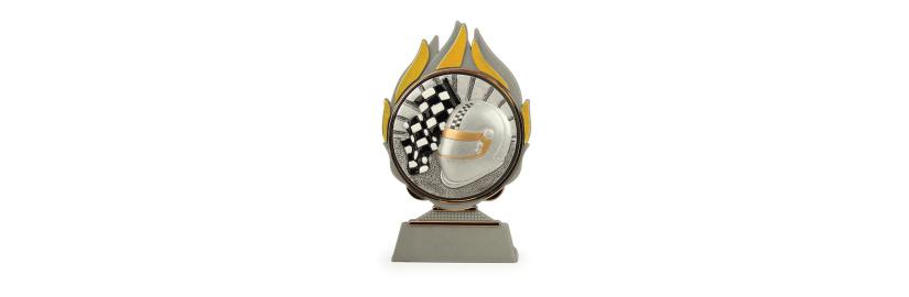 Trophée flamme casque