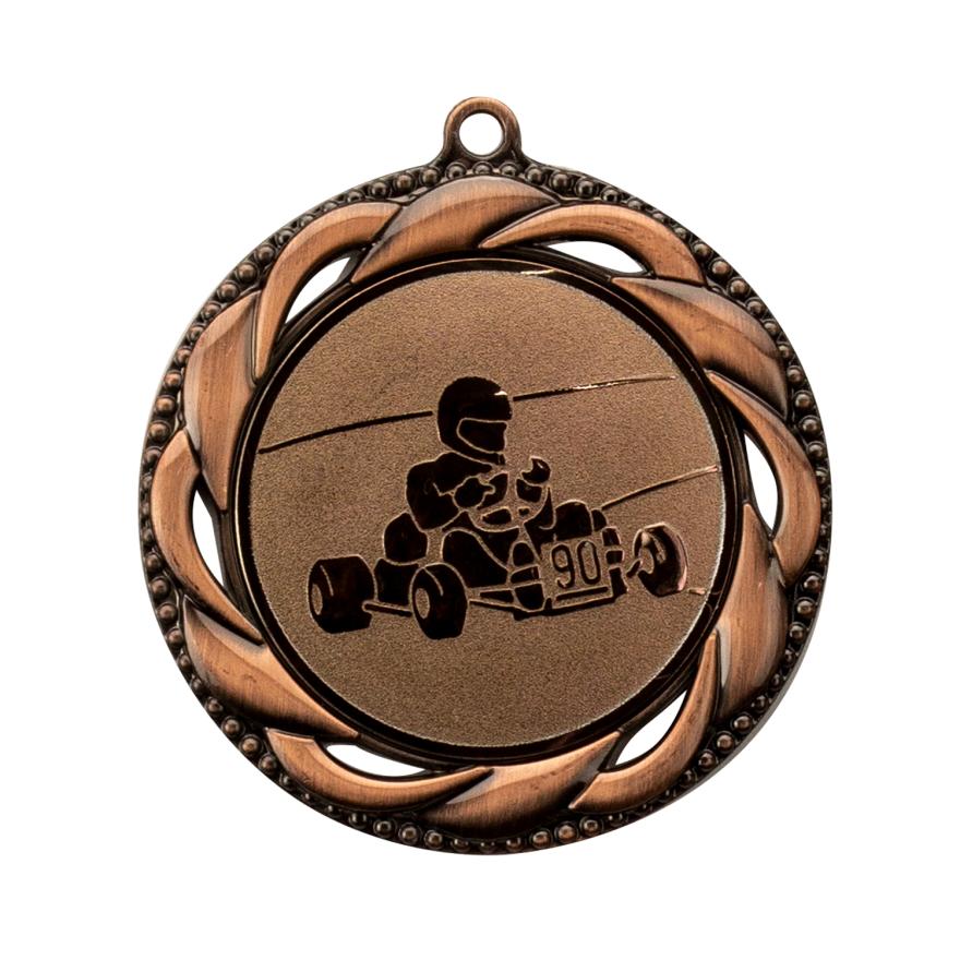 Medaille 70 mm Glanz inkl. Kart-Emblem