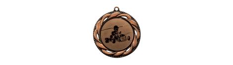 Medaille 70 mm Glanz inkl. Kart-Emblem