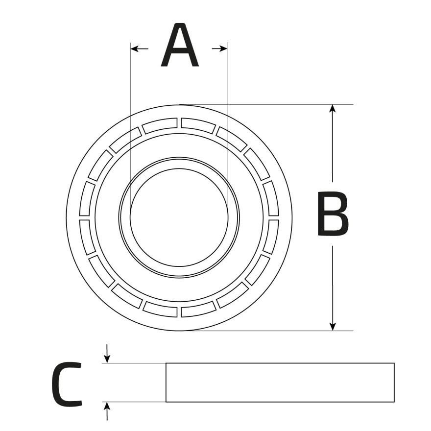 Longlife roulement 6004 2RS