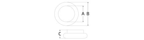 Roulement d'essieu arrière AS208 pour essieu de 40 mm