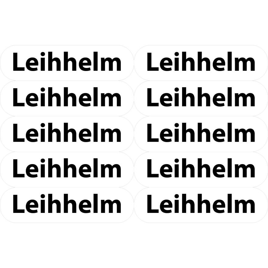 Aufkleber Leihhelm