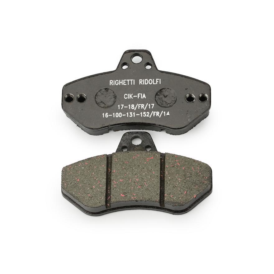 Plaquette pour frein mech. + hyd. dur CIK-FIA