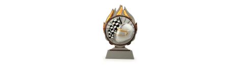 Trophée flamme casque