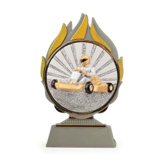 Trophy flames kart