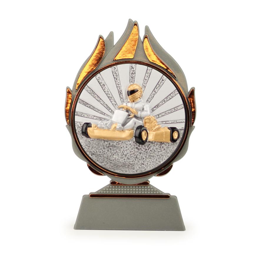 Trophy flames kart
