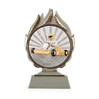 Trophy flames kart