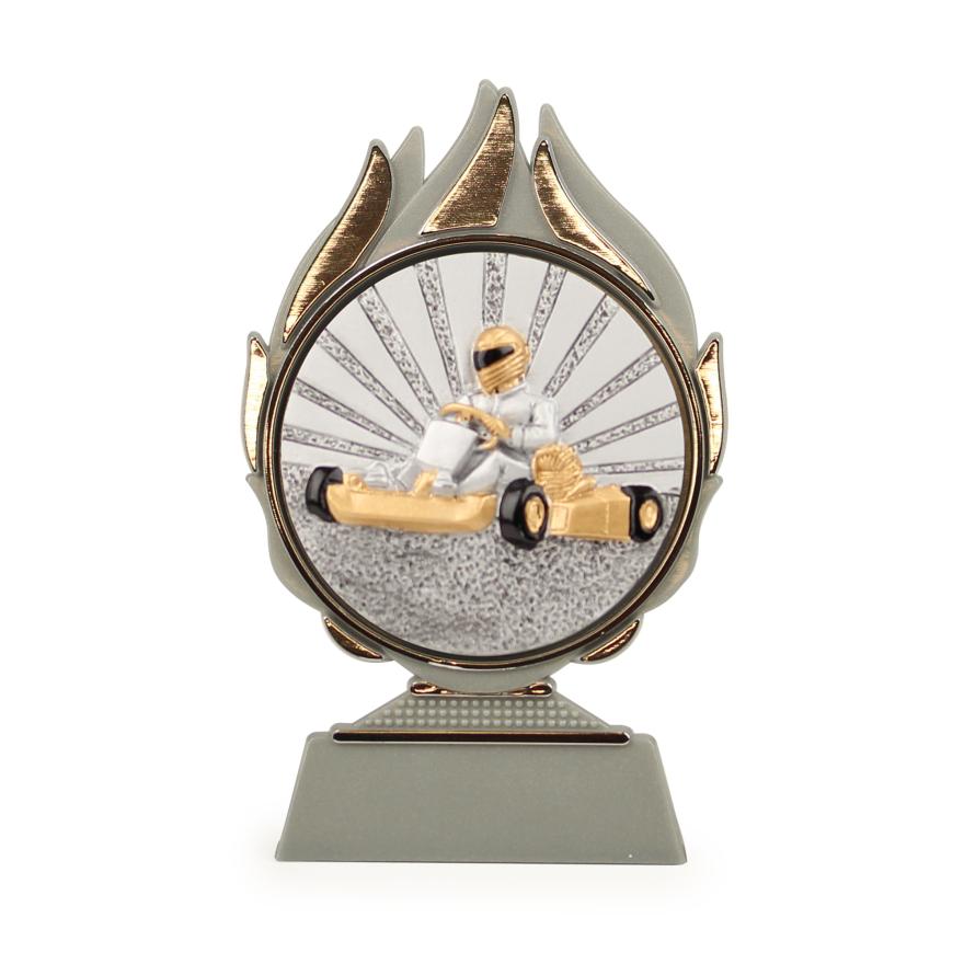Aufsteller Flammen Kart