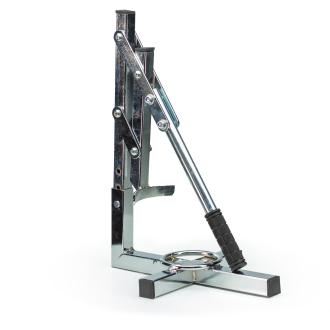 Extra adjustable device for tyres removal