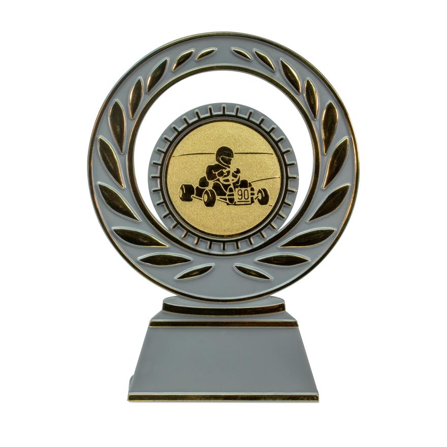 Trophée round kart gold