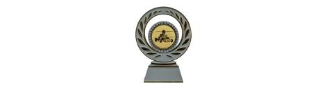 Trophée round kart gold