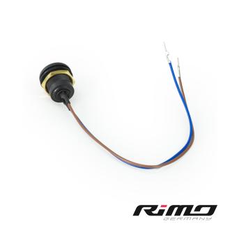 Rimo bouton inversé bleu