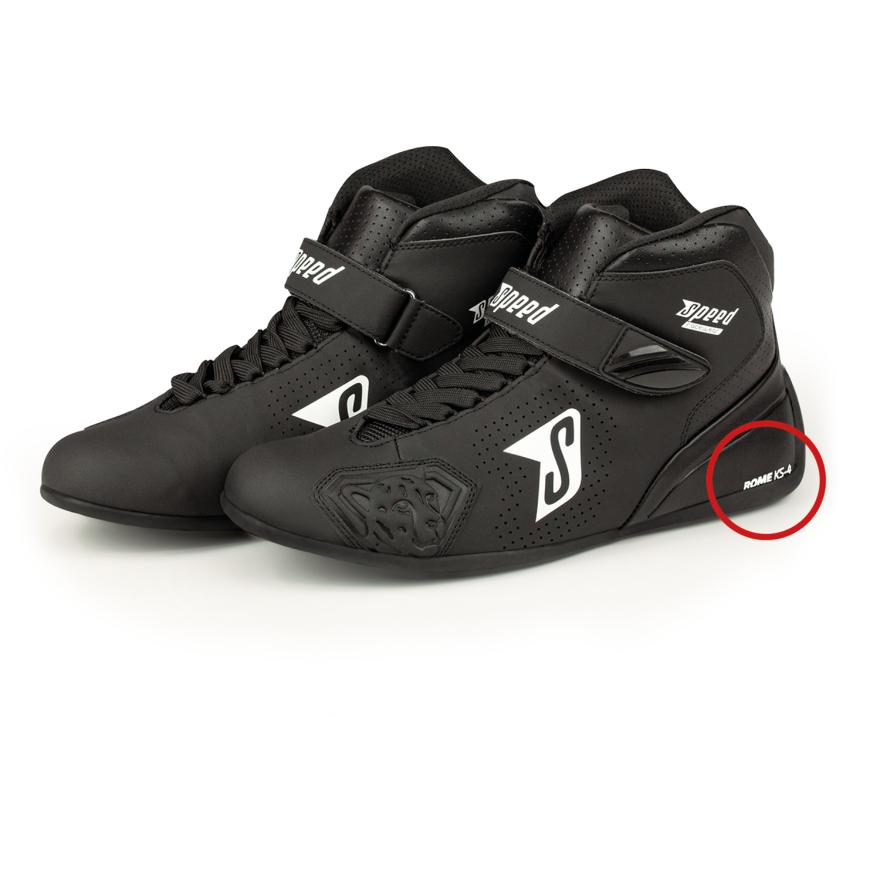 Chaussures de karting ROME KS-4 avec petites erreurs de logo