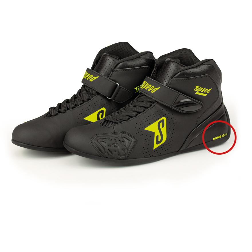 Chaussures de karting ROME KS-4 avec petites erreurs de logo