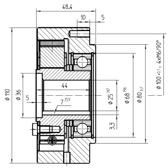 Embrayage Suco Ø 25 mm
