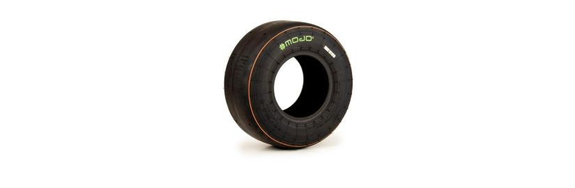 Satz Mojo-D5 CIK Reifen CIK 2 x 4.5 + 2 x 7.1 gelb soft