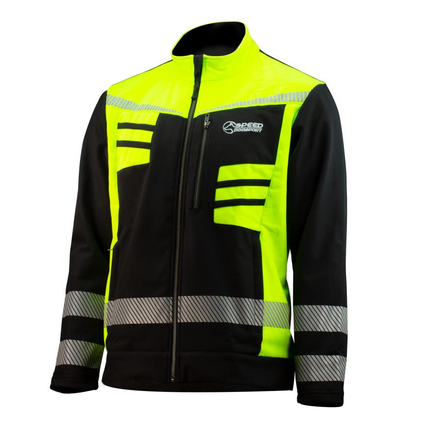 Dog sports softshell jacket LUNA high-visibility