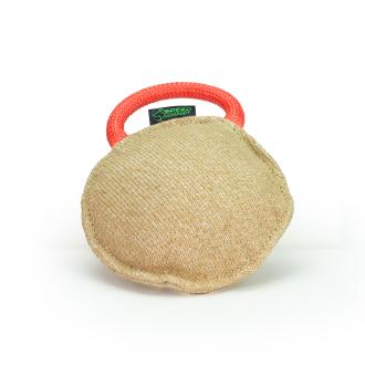 Coussin de mordant Jute (rond) avec 1 poignée