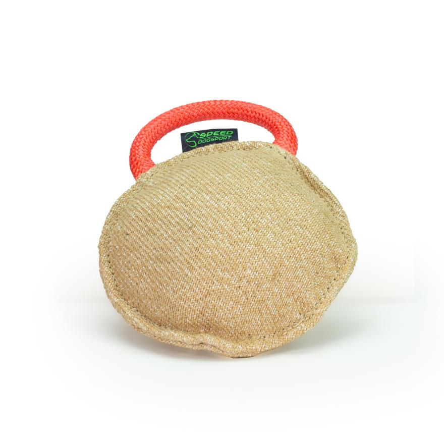 Coussin de mordant Jute (rond) avec 1 poignée