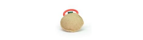 Bite cushion Jute (round) with 1 handle