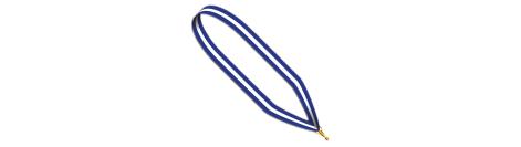 Medaillen Band blau-weiß-blau 22 mm breit