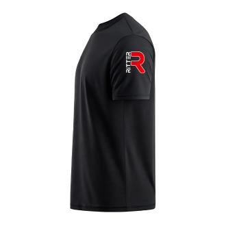 T-Shirt mit Logo Stick individuell schwarz unisex