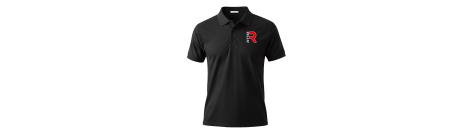 Poloshirt mit Logo Stick individuell schwarz unisex