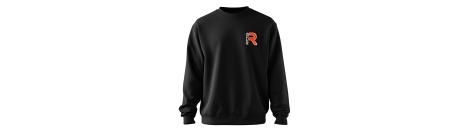 Sweatshirt mit Logo Stick individuell schwarz unisex