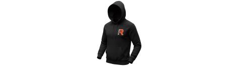Hoodie mit Logo Stick individuell schwarz unisex