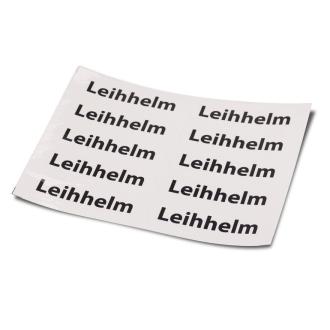 Aufkleber Leihhelm