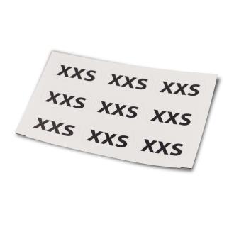 Sticker sizes