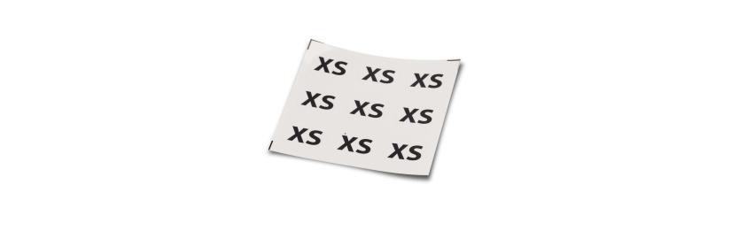 Sticker sizes