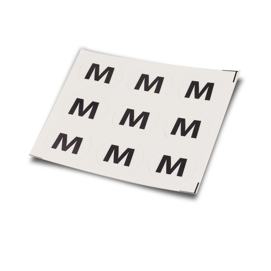 Sticker sizes