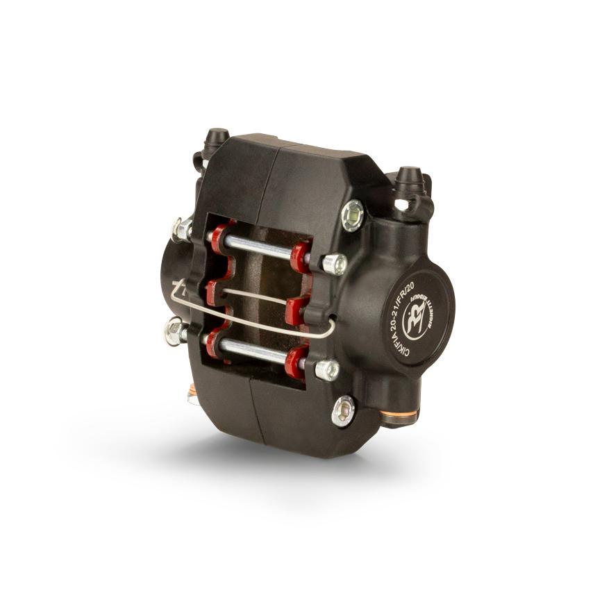 Brake caliper rear hyd. 2-pistons MA20/21 CIK/FIA