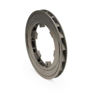 Disque de frein flottant 195 × 18 mm ventilé et rainuré