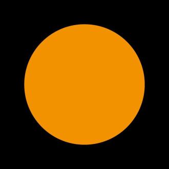 Drapeau noir-orange