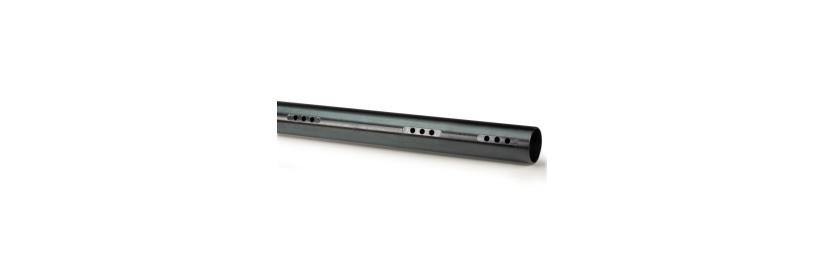 Hinterachse Ø 50 × 1040 mm hart schwarz