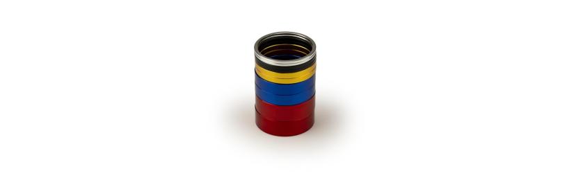 Distanzring-Set 50mm Radsterne 10 Stück je 2 × 2/3/5/10 + 15 mm)