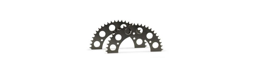 Aluminum split sprocket black
