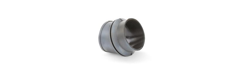 Raccord caout. pour silencieux 30 mm