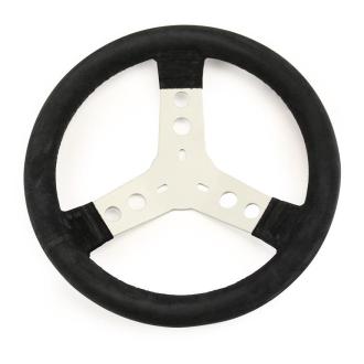 Steering wheel suede round